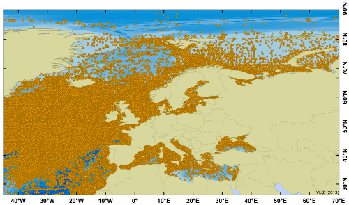 EurOBIS point locations